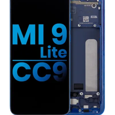 LCD Assembly With Frame For Xiaomi Mi 9 Lite / CC9 (Aftermarket: Incell) (Aurora Blue)