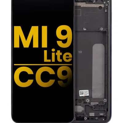 Дисплейний модуль (OLED) з рамкою для Xiaomi Mi 9 Lite / CC9 (Refurbished) (Onyx Gray)