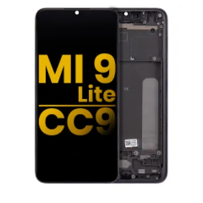 Дисплейний модуль (OLED) з рамкою для Xiaomi Mi 9 Lite / CC9 (Refurbished) (Onyx Gray)