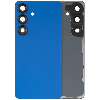 Задня кришка з скло камери для Samsung Galaxy S25 5G (No Logo) (Aftermarket Plus) (Navy)