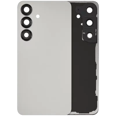 Задня кришка з скло камери для Samsung Galaxy S25 5G (No Logo) (Aftermarket Plus) (Silver Shadow)