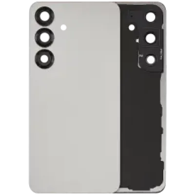 Задня кришка з скло камери для Samsung Galaxy S25 5G (No Logo) (Aftermarket Plus) (Silver Shadow)