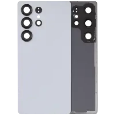 Задне скло з скло камери для Samsung Galaxy S25 Ultra 5G (No Logo) (Aftermarket Plus) (Titanium Silver Blue)