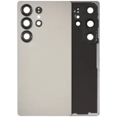 Задне скло з скло камери для Samsung Galaxy S25 Ultra 5G (No Logo) (Aftermarket Plus) (Titanium Gray)