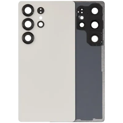 Задне скло з скло камери для Samsung Galaxy S25 Ultra 5G (No Logo) (Aftermarket Plus) (Titanium Pink Gold)