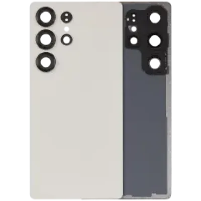 Задне скло з скло камери для Samsung Galaxy S25 Ultra 5G (No Logo) (Aftermarket Plus) (Titanium Pink Gold)