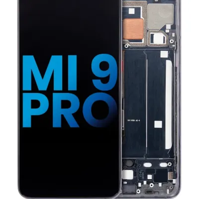 Дисплейний модуль (LCD) з рамкою для Xiaomi Mi 9 Pro (Aftermarket: Incell) (Titanium Black)