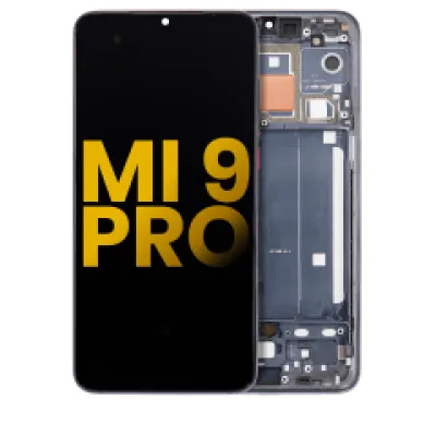 Дисплейний модуль (OLED) з рамкою для Xiaomi Mi 9 Pro (Refurbished) (Titanium Black)