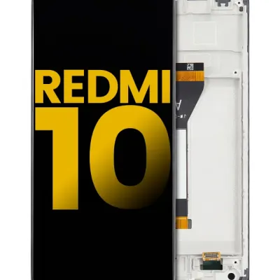 Дисплейний модуль (LCD) з рамкою для Xiaomi Redmi 10 (2021) (Aftermarket Plus) (All Colors)