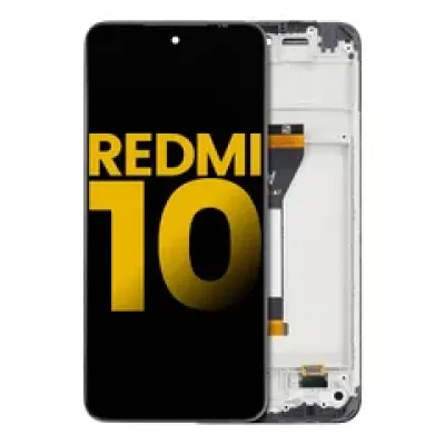 Дисплейний модуль (LCD) з рамкою для Xiaomi Redmi 10 (2021) (Aftermarket Plus) (All Colors)