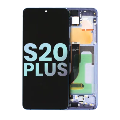 OLED Assembly With Frame For Samsung Galaxy S20 Plus 5G (Service Pack) (Purple)