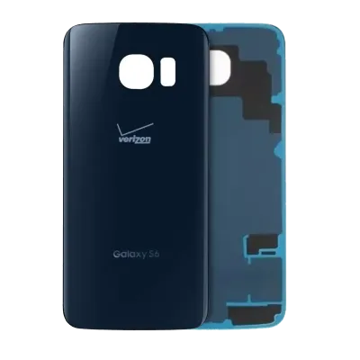 Задне скло для Samsung Galaxy S6 (Verizon Logo) (Service Pack) (Black Sapphire)
