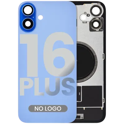 Заднє скло з магнітом MagSafe для iPhone 16 Plus (No Logo) (Aftermarket) (Ultramarine)