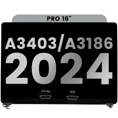 Дисплейний модуль LCD для MacBook Pro 16" (A3403 / A3186 Late 2024) (з передвстановленим кабелем датчика кута кришки) (Used OEM Pull: Grade B) (Space Black)