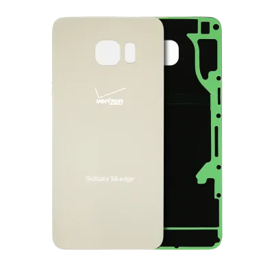 Задне скло для Samsung Galaxy S6 Edge Plus (Verizon 4G) (Service Pack) (золотий)