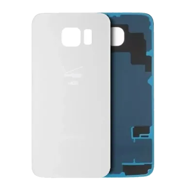 Задне скло для Samsung Galaxy S6 (Verizon 4G) (Service Pack) (білий)