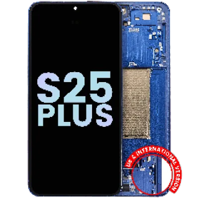 Дисплейний модуль (OLED) для Samsung Galaxy S25 Plus 5G (US & International Version) з рамкою (Service Pack) (Navy)