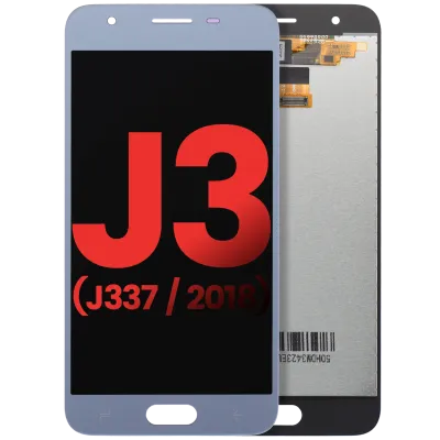 Дисплейний модуль (LCD) для Samsung Galaxy J3 Star (J337 / 2018) / Aura / Amp Prime 3 без рамки (Aftermarket Plus) (синій)