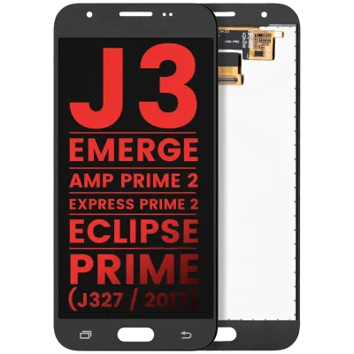 LCD Assembly Without Frame For Samsung Galaxy J3 (J327 / 2017) / Emerge / Amp Prime 2 / Express Prime 2 / Eclipse / Prime (Aftermarket Plus) (Black)