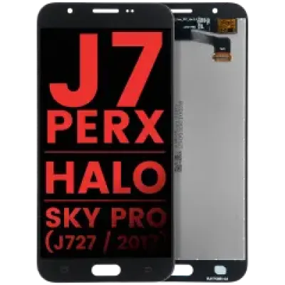 Дисплейний модуль (LCD) для Samsung Galaxy J7 Perx / Halo / Sky Pro (J727 / 2017) без рамки (Aftermarket Plus) (чорний)