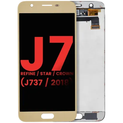 LCD Assembly Without Frame For Samsung Galaxy J7 Refine / Star / Crown (J737 / 2018) (Aftermarket Plus) (Gold)