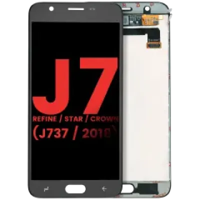Дисплейний модуль (LCD) для Samsung Galaxy J7 Refine / Star / Crown (J737 / 2018) без рамки (Aftermarket Plus) (чорний)