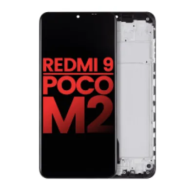 Дисплейний модуль для Xiaomi Redmi 9 / Poco M2 з рамкою (Aftermarket Plus) (усі кольори)