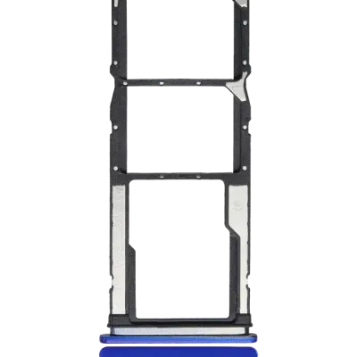 Dual Sim Card Tray For Xiaomi Redmi 9 / Poco M2 (Blue)