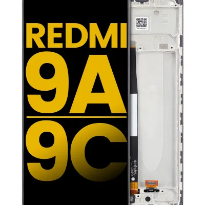 Дисплейний модуль для Xiaomi Redmi 9C / 9A / 9AT / POCO C31 / 10A з рамкою (Refurbished) (усі кольори)