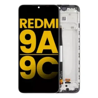 Дисплейний модуль для Xiaomi Redmi 9C / 9A / 9AT / POCO C31 / 10A з рамкою (Refurbished) (усі кольори)