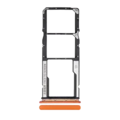 Лоток SIM для Xiaomi Redmi 9C / 9A (оранжевий)