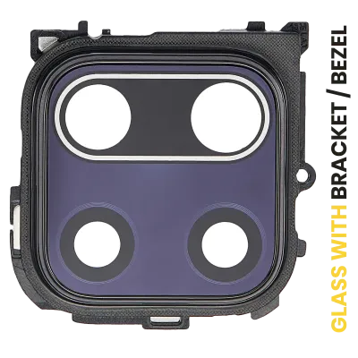 Back Camera Lens With Bracket / Bezel For Xiaomi Redmi Note 9 Pro (All Colors)