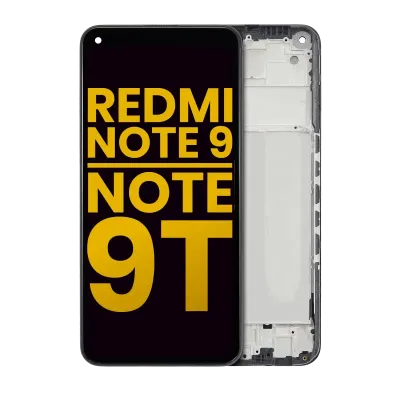 Дисплейний модуль з рамкою для Xiaomi Redmi Note 9 5G / Note 9T (Refurbished) (Всі кольори)