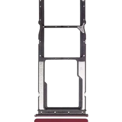 Dual Sim Card Tray For Xiaomi Redmi 8 (Phantom Red)