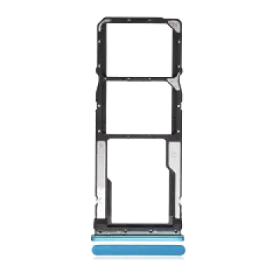 Лоток двійної SIM для Xiaomi Redmi Note 9S / Note 9 Pro 4G (Aurora Blue)