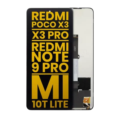 Дисплейний модуль для Xiaomi Redmi Poco X3 / X3 Pro / POCO X3 NFC / Redmi Note 9 Pro 5G / Mi 10T Lite 5G / Mi 10i без рамки (Refurbished) (всі кольори)