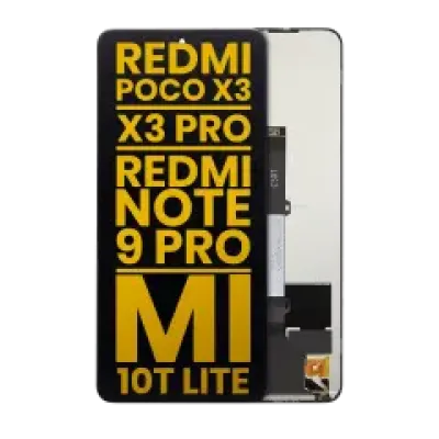 Дисплейний модуль для Xiaomi Redmi Poco X3 / X3 Pro / POCO X3 NFC / Redmi Note 9 Pro 5G / Mi 10T Lite 5G / Mi 10i без рамки (Refurbished) (всі кольори)