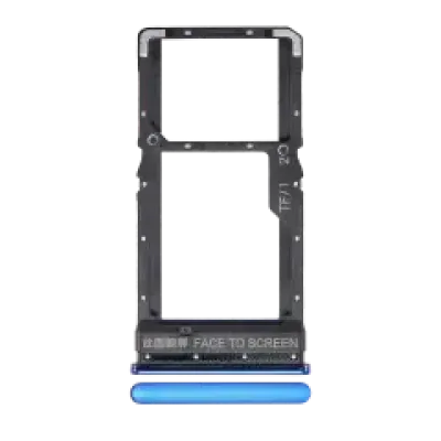 Лоток SIM для Xiaomi Redmi Poco X3 / X3 Pro (Frost Blue)