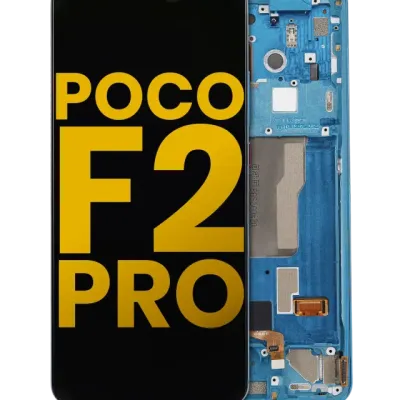 OLED Assembly With Frame For Xiaomi Poco F2 Pro / Redmi K30 Pro (Refurbished) (Neon Blue)