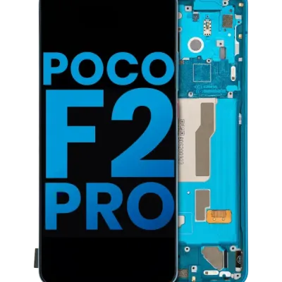 LCD Assembly With Frame For Xiaomi Poco F2 Pro / Redmi K30 Pro (Aftermarket: Incell) (Neon Blue)