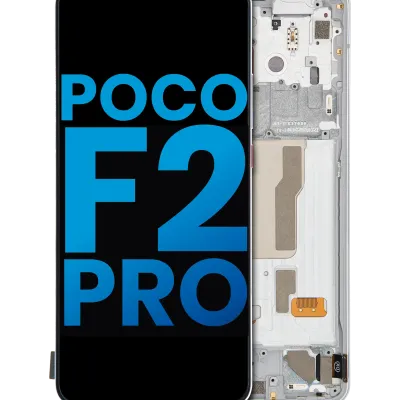 LCD Assembly With Frame For Xiaomi Poco F2 Pro / Redmi K30 Pro (Aftermarket: Incell) (Phantom White)