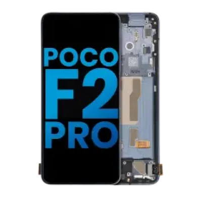 Дисплейний модуль (LCD) для Xiaomi Poco F2 Pro / Redmi K30 Pro з рамкою (Aftermarket: Incell) (Cyber Gray)