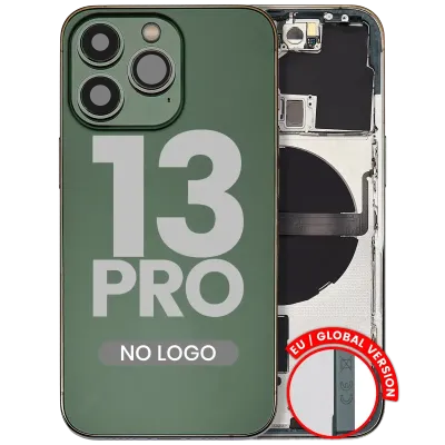 Back Housing W/ Small Parts For iPhone 13 Pro (EU / Global Version) (Aftermarket Plus) (Alpine Green)