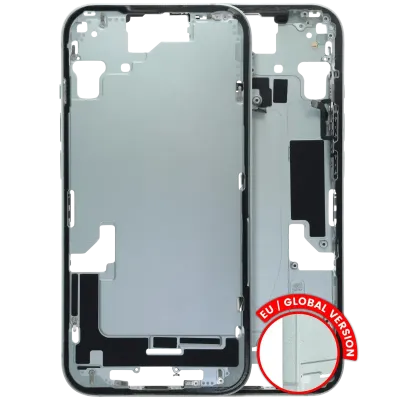 Mid-Frame Housing W/ Small Parts For iPhone 15 (EU / Global Version) (Used OEM Pull: Grade B) (Green)