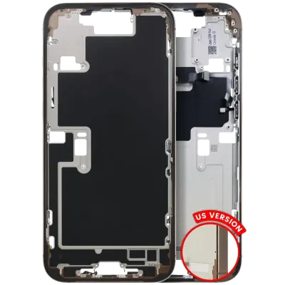 Mid-Frame Housing W/ Small Parts For iPhone 16 Pro Max (US Version) (Used OEM Pull: Grade B) (Desert Titanium)