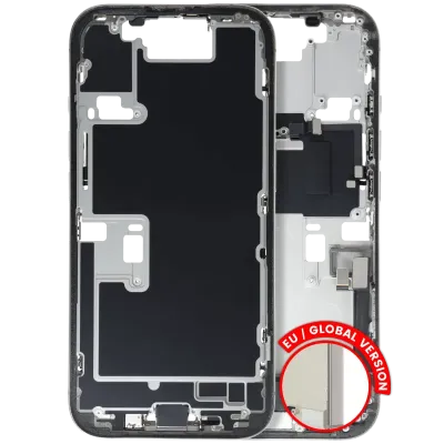 Mid-Frame Housing W/ Small Parts For iPhone 16 Pro (EU / Global Version) (Used OEM Pull: Grade B) (Natural Titanium)