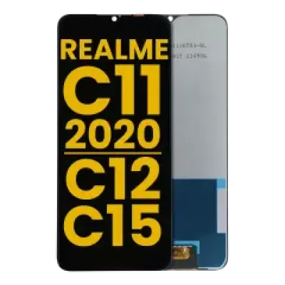 Дисплейний модуль (LCD) без рамки для Realme C11 (2020) / C12 / C15 (Refurbished) (Усі кольори)