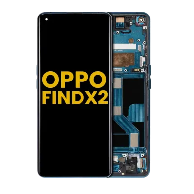 OLED Assembly With Frame For OPPO Find X2 (Refurbished) (Ocean)