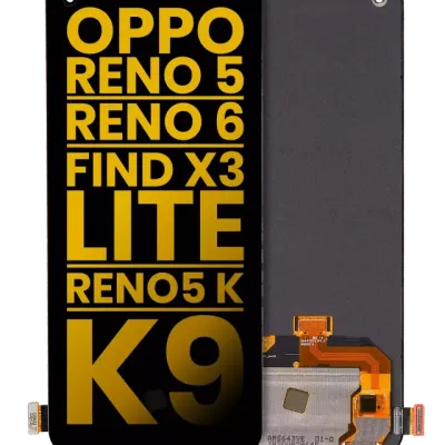 Дисплейний модуль (OLED) без рамки для OPPO Reno 5 / Reno 6 / Find X3 Lite / Reno5 K / K9 (Refurbished) (Усі кольори)