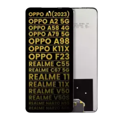 Дисплейний модуль (LCD) без рамки для Oppo A1 (2023) / A98 / F23 (Refurbished) (Усі кольори)